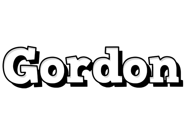 Gordon snowing logo