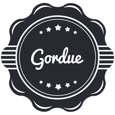 Gordue badge logo