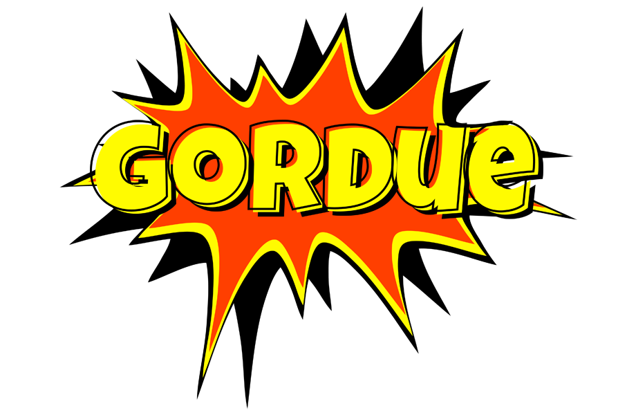 Gordue bazinga logo