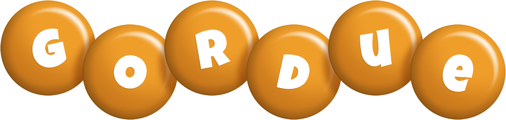 Gordue candy-orange logo