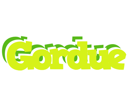 Gordue citrus logo