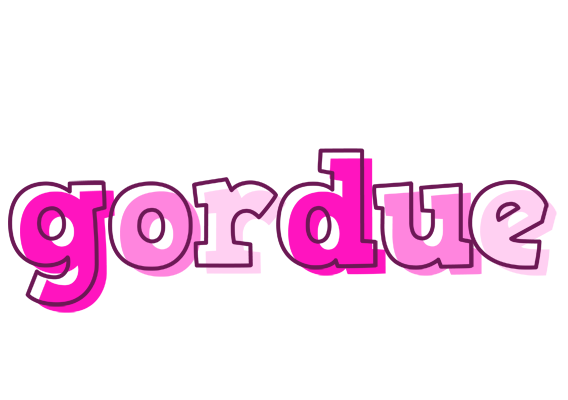 Gordue hello logo