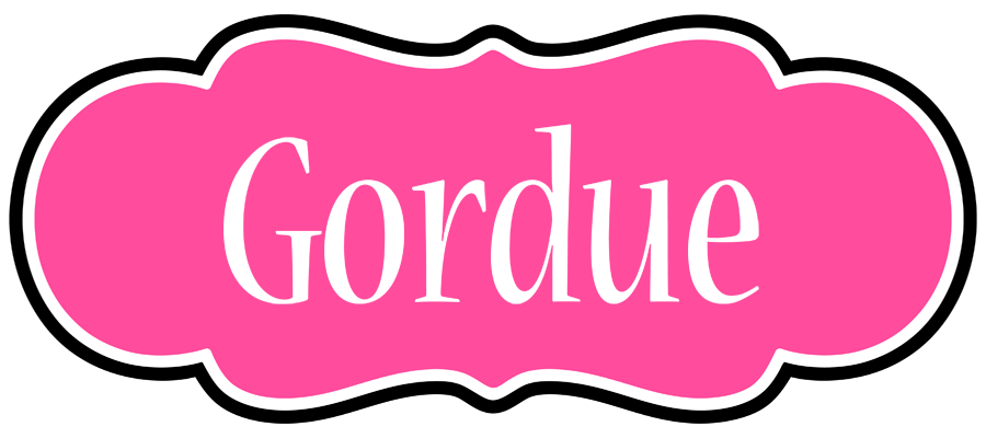 Gordue invitation logo