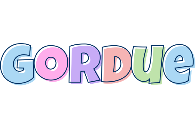 Gordue pastel logo