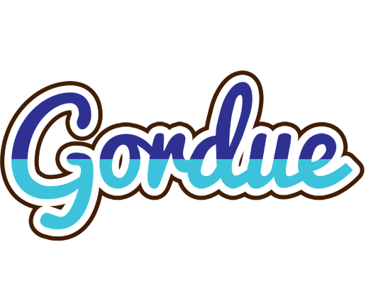 Gordue raining logo