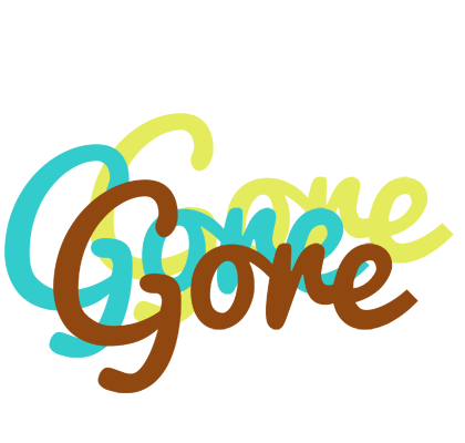 Gore cupcake logo