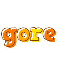 Gore desert logo