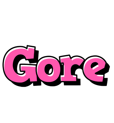 Gore girlish logo