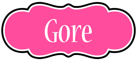 Gore invitation logo