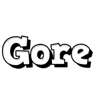 Gore snowing logo