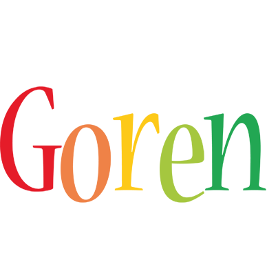 Goren birthday logo