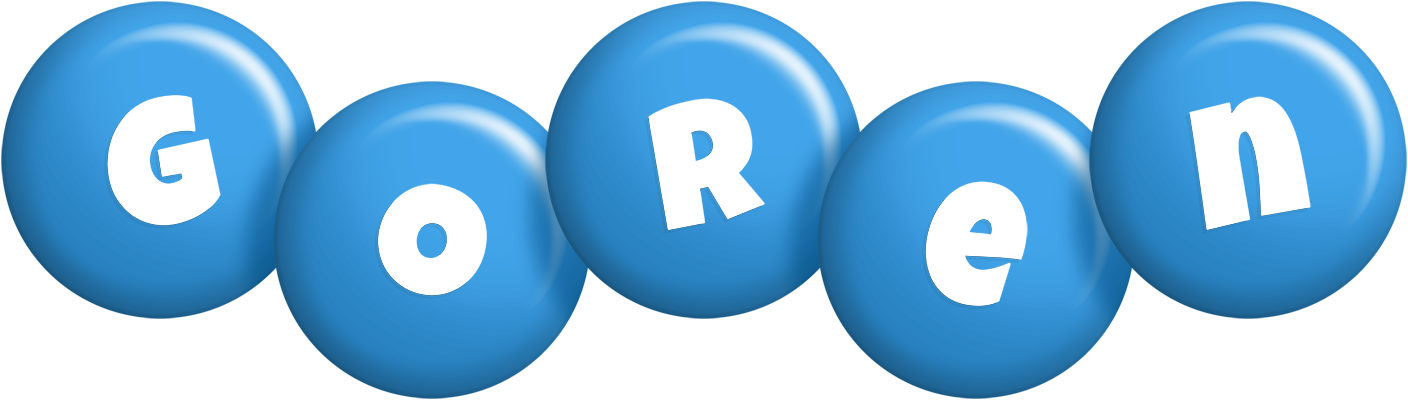 Goren candy-blue logo