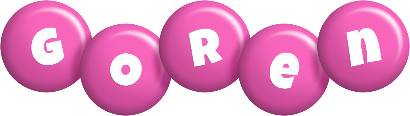 Goren candy-pink logo