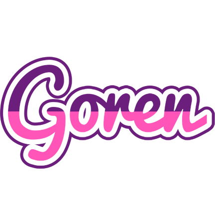 Goren cheerful logo