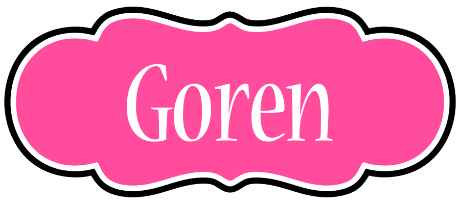 Goren invitation logo