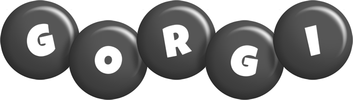 Gorgi candy-black logo