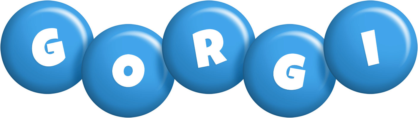Gorgi candy-blue logo