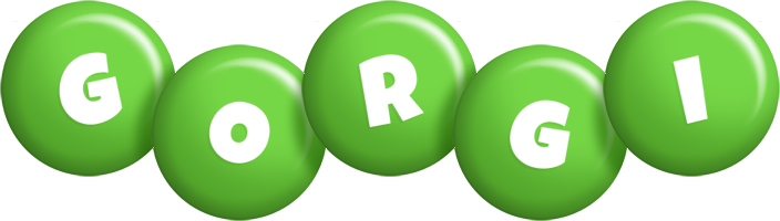 Gorgi candy-green logo