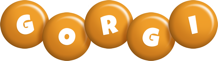 Gorgi candy-orange logo