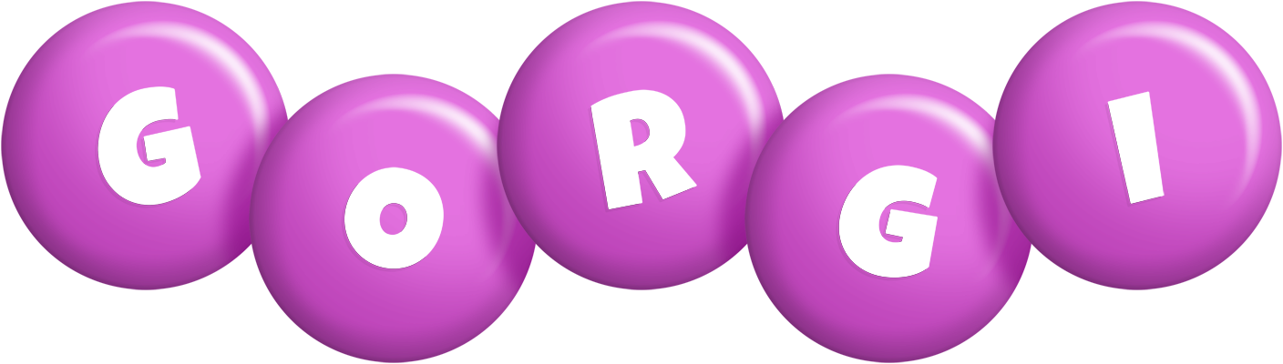 Gorgi candy-purple logo