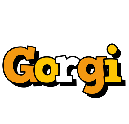 Gorgi cartoon logo