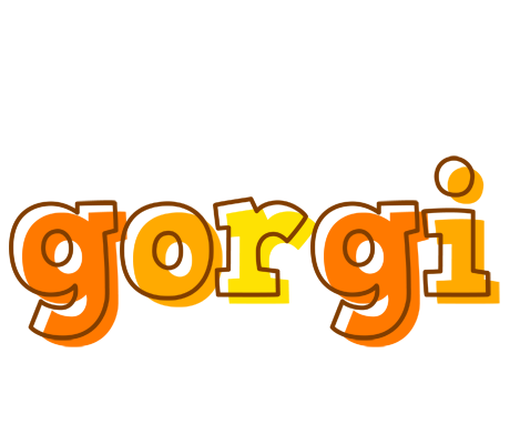 Gorgi desert logo