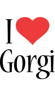 Gorgi i-love logo