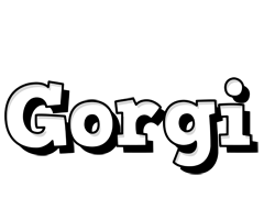 Gorgi snowing logo