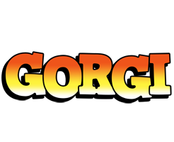 Gorgi sunset logo