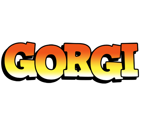 Gorgi sunset logo