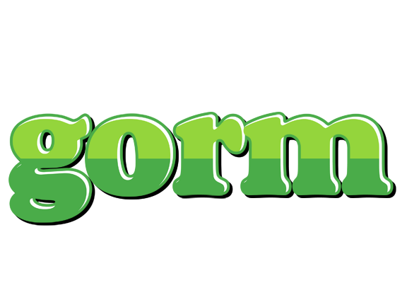 Gorm apple logo