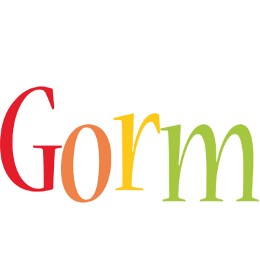 Gorm birthday logo