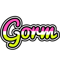 Gorm candies logo