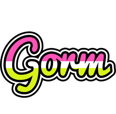 Gorm candies logo