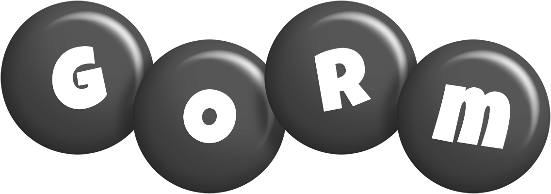 Gorm candy-black logo