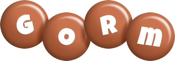 Gorm candy-brown logo