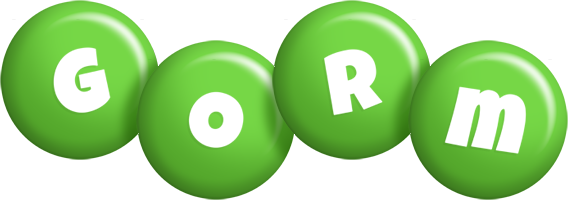 Gorm candy-green logo