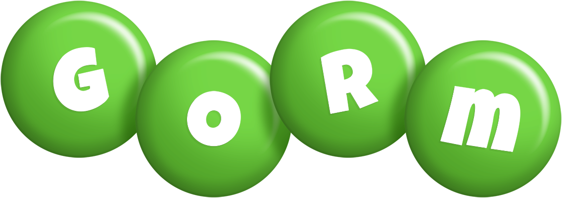 Gorm candy-green logo