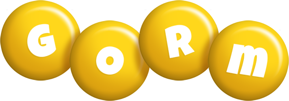 Gorm candy-yellow logo