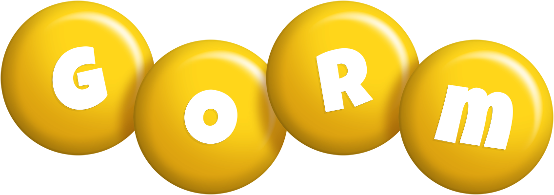 Gorm candy-yellow logo