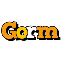 Gorm cartoon logo