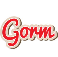 Gorm chocolate logo