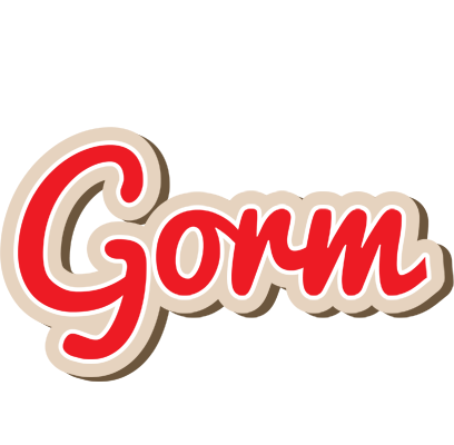 Gorm chocolate logo