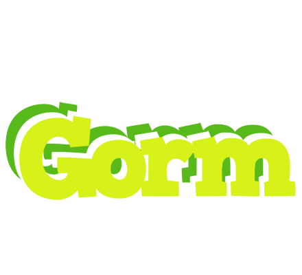 Gorm citrus logo
