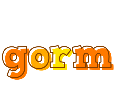 Gorm desert logo