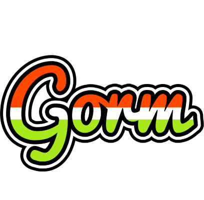 Gorm exotic logo