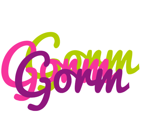 Gorm flowers logo