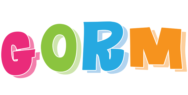 Gorm friday logo