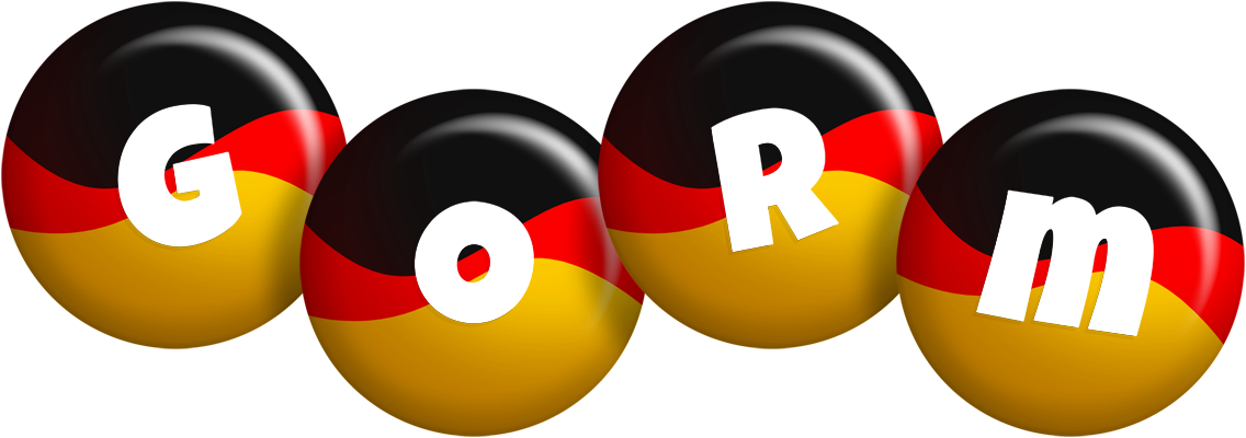 Gorm german logo