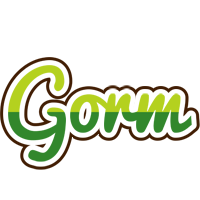 Gorm golfing logo